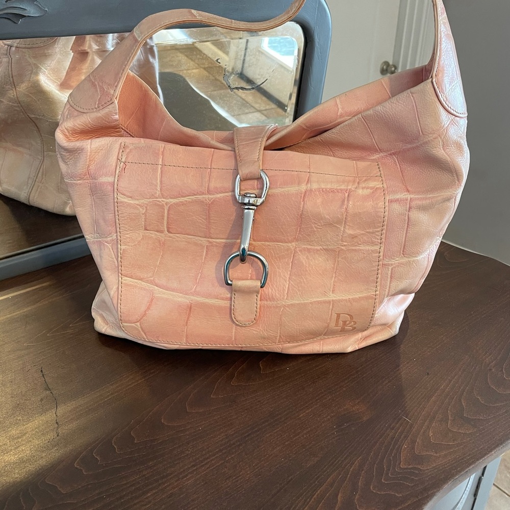 Dooney and Bourke Croco Hobo w/ Dustbag